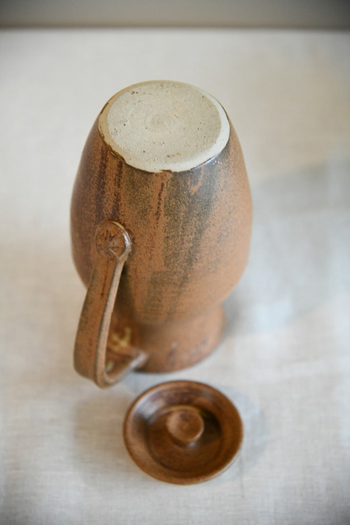 Studio Pottery Jug / Coffee Pot