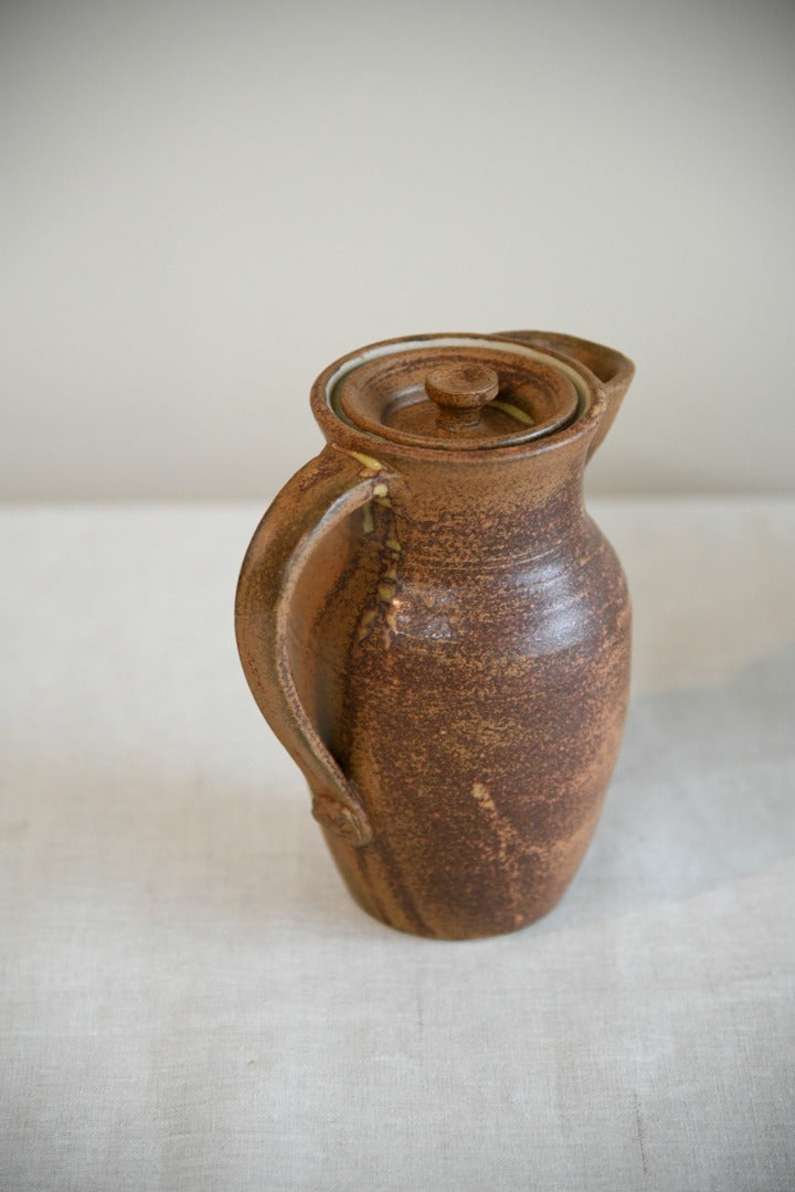 Studio Pottery Jug / Coffee Pot