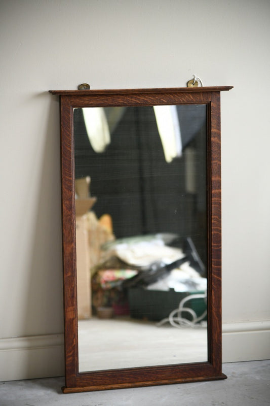 Early 20th Century Oak Mirror