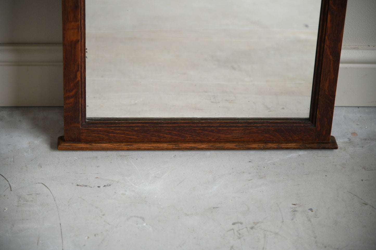 Early 20th Century Oak Mirror