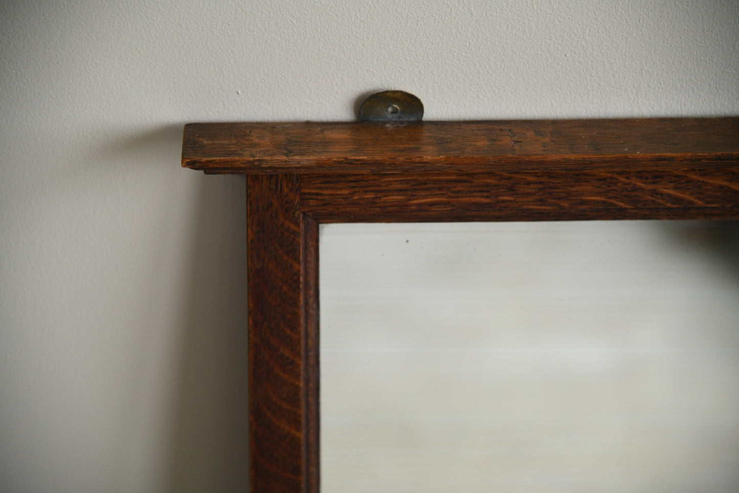 Early 20th Century Oak Mirror