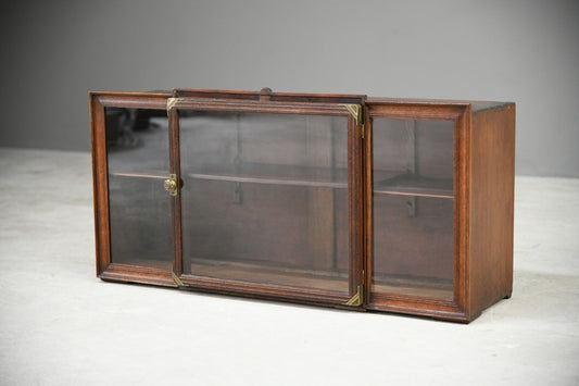 Vintage Oak Glazed Bathroom Cabinet