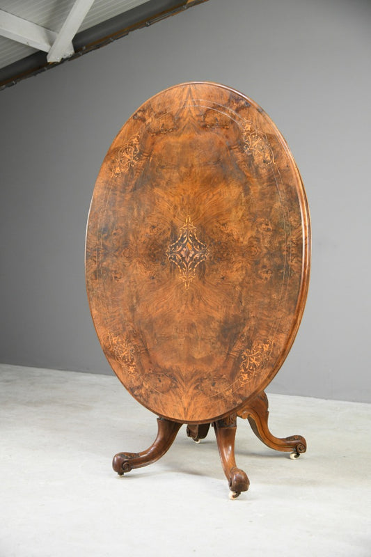 Antique Walnut Snap Top Table