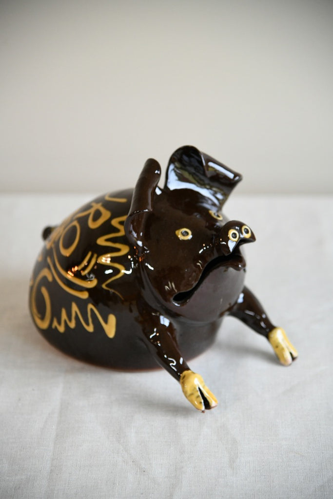 Decorative Pottery Cornish Slipware Pig