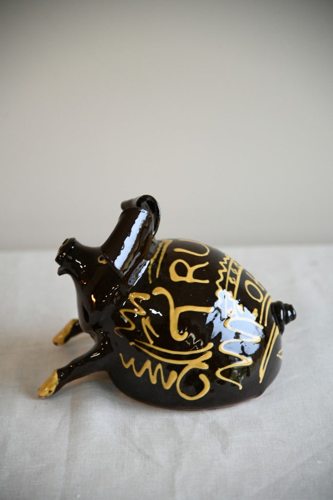Decorative Pottery Cornish Slipware Pig