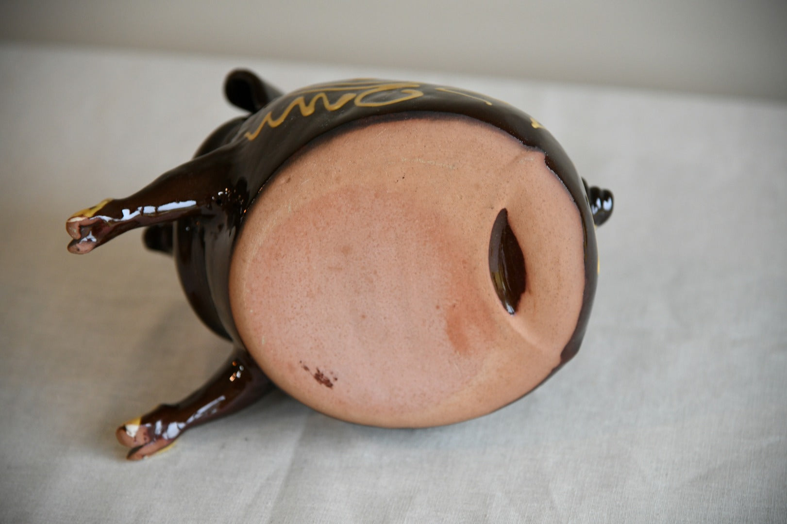 Decorative Pottery Cornish Slipware Pig