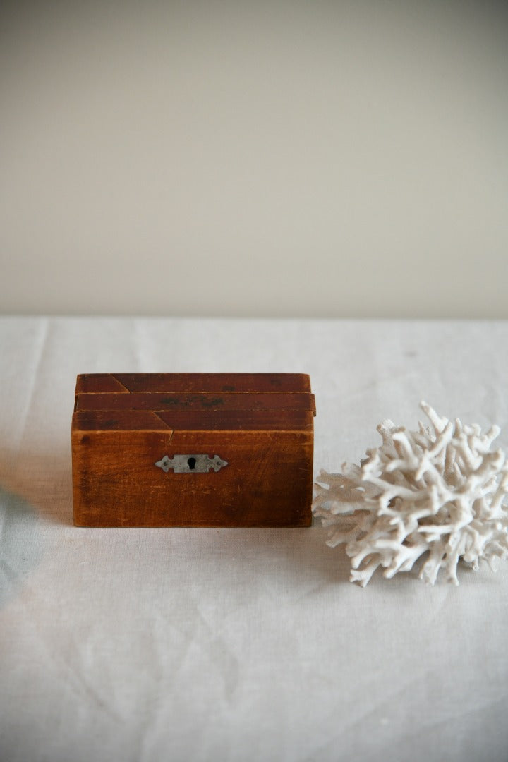 Small Wooden Money Box