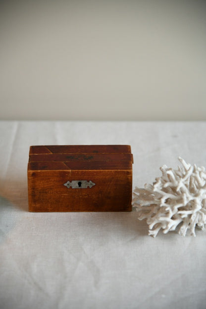 Small Wooden Money Box