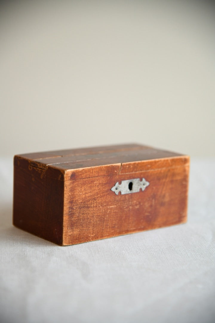 Small Wooden Money Box