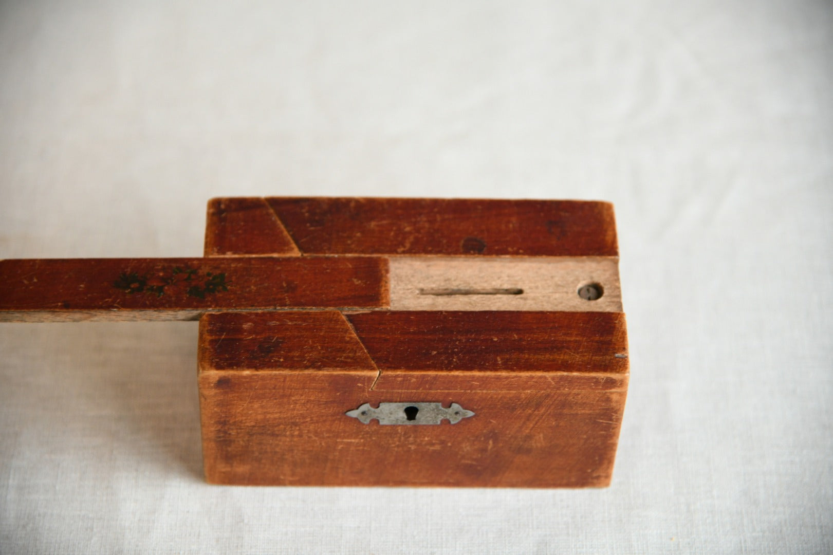 Small Wooden Money Box