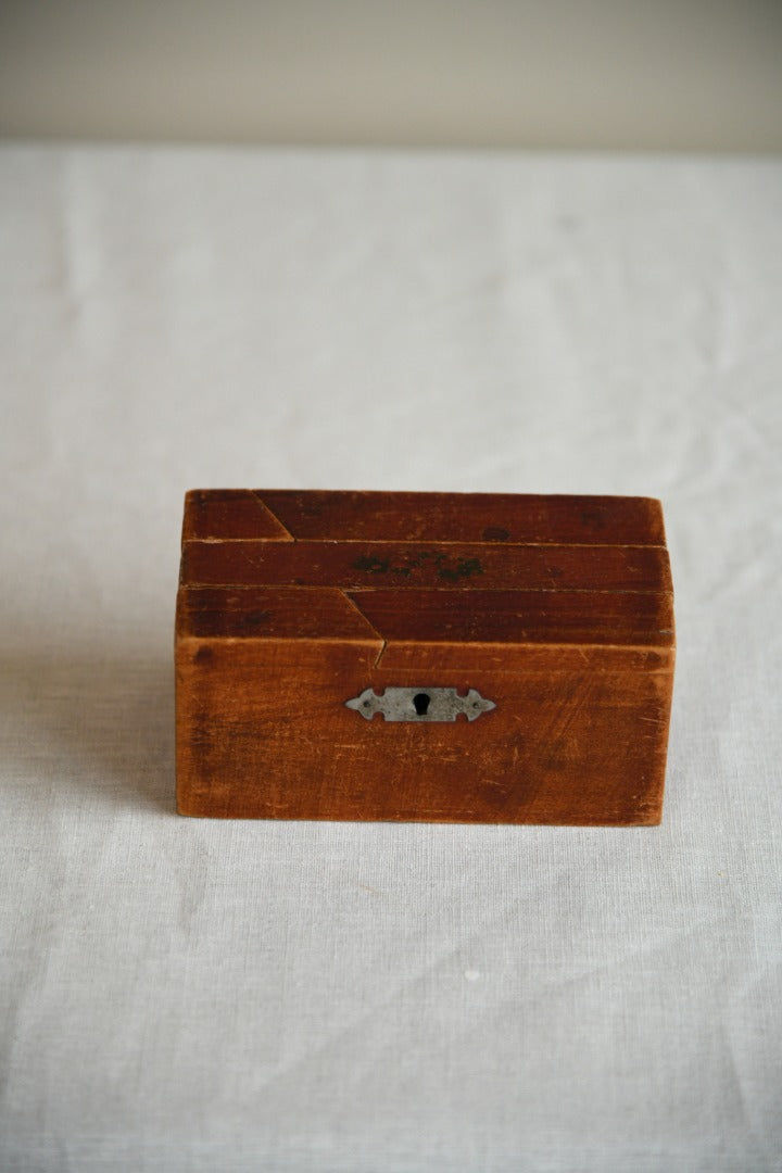Small Wooden Money Box