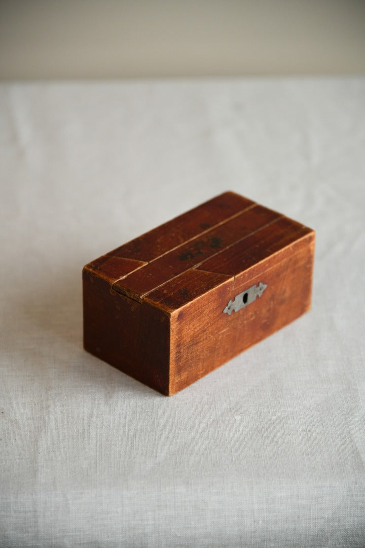 Small Wooden Money Box