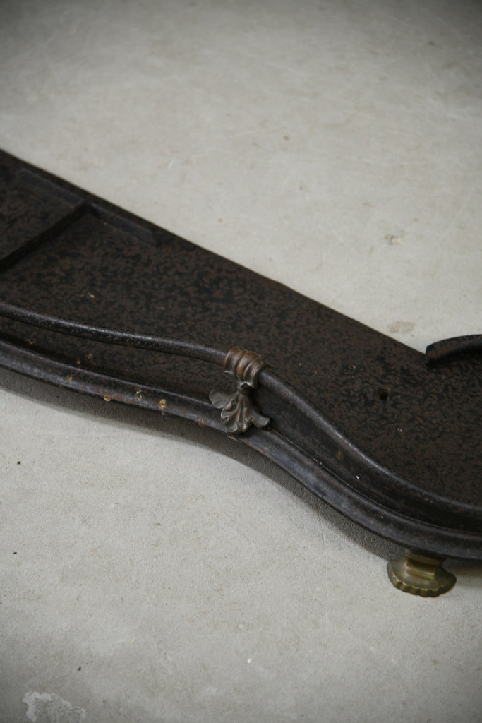 Antique Cast Iron Fire Fender