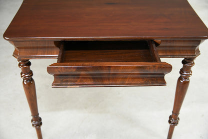 Continental Mahogany Tea Table