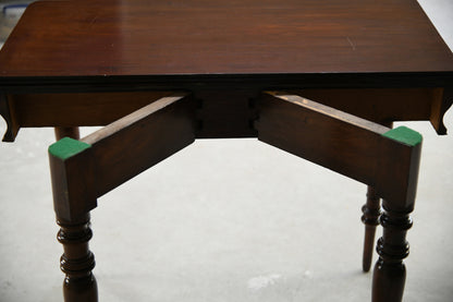 Continental Mahogany Tea Table