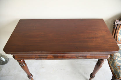 Continental Mahogany Tea Table