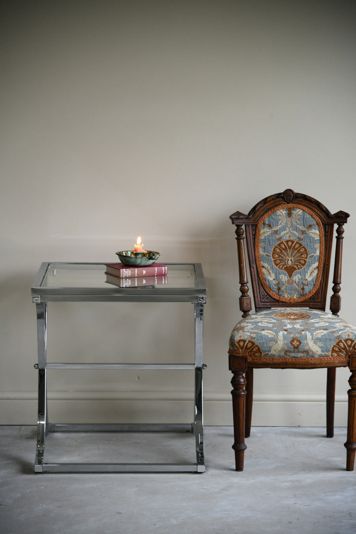 Chrome & Glass Coffee Table