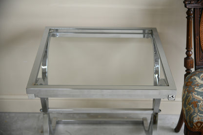 Chrome & Glass Coffee Table