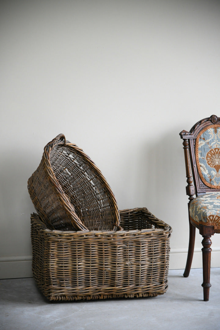 Pair Vintage Baskets