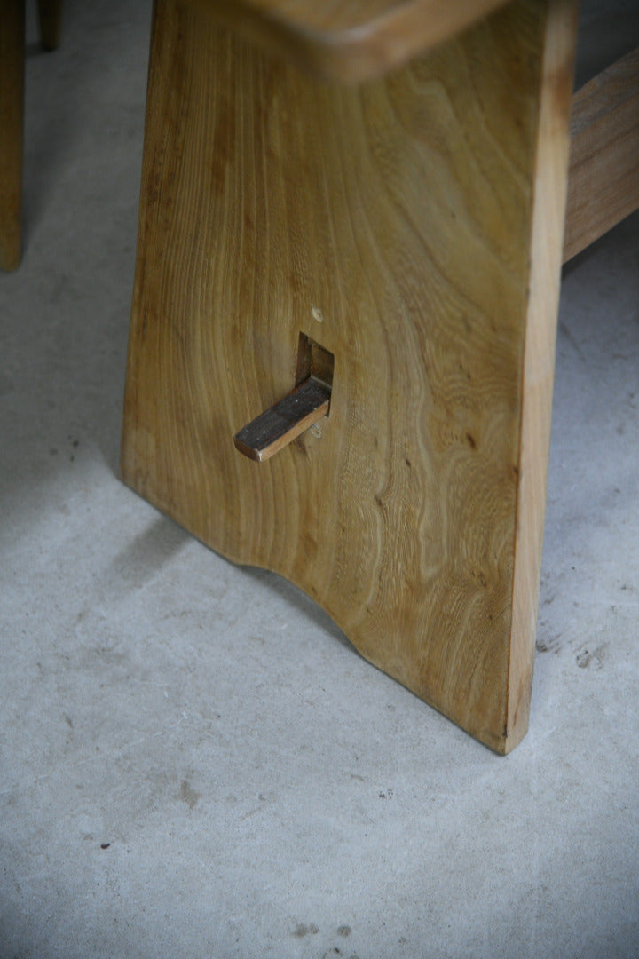 Oak & Elm Kitchen Table & 2 Chairs