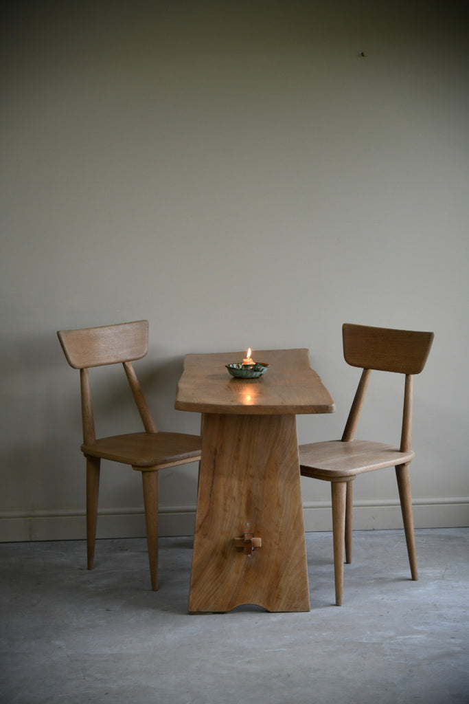 Oak & Elm Kitchen Table & 2 Chairs