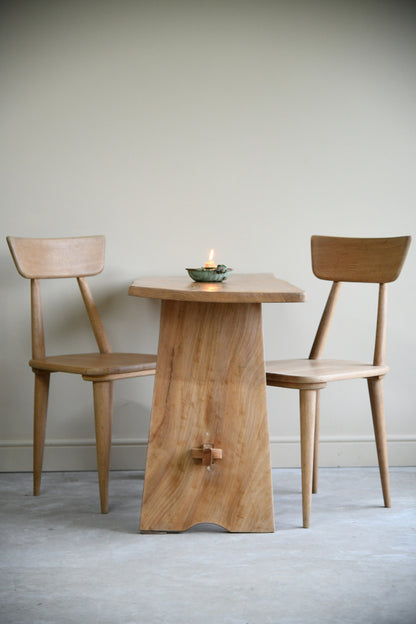 Oak & Elm Kitchen Table & 2 Chairs