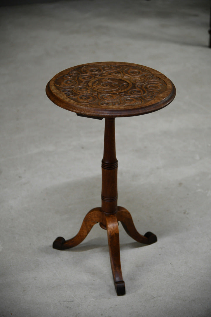 Small Carved Wine Table