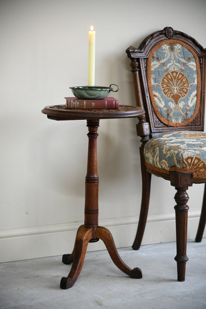 Small Carved Wine Table