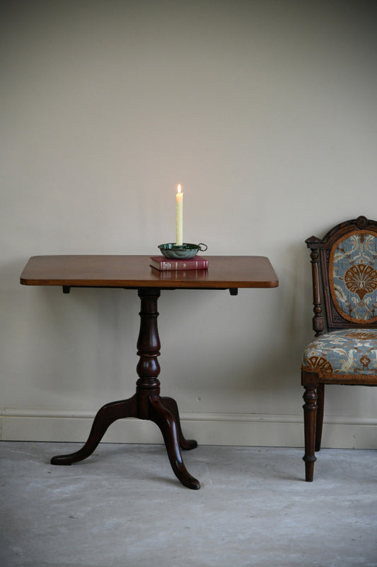 Antique Mahogany Tilt Top Table