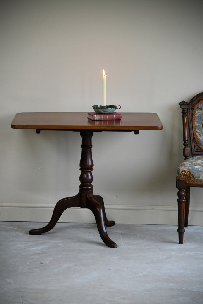 Antique Mahogany Tilt Top Table