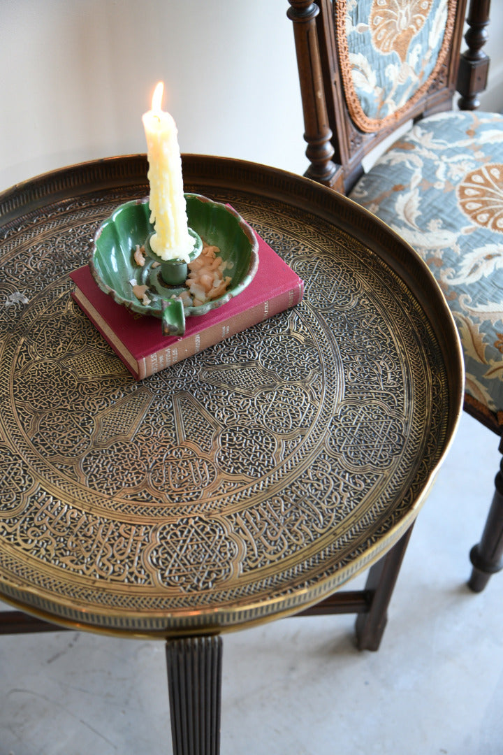 Eastern Round Brass Table