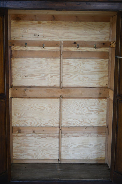 Early 20th Century Oak Hall Robe Wardrobe