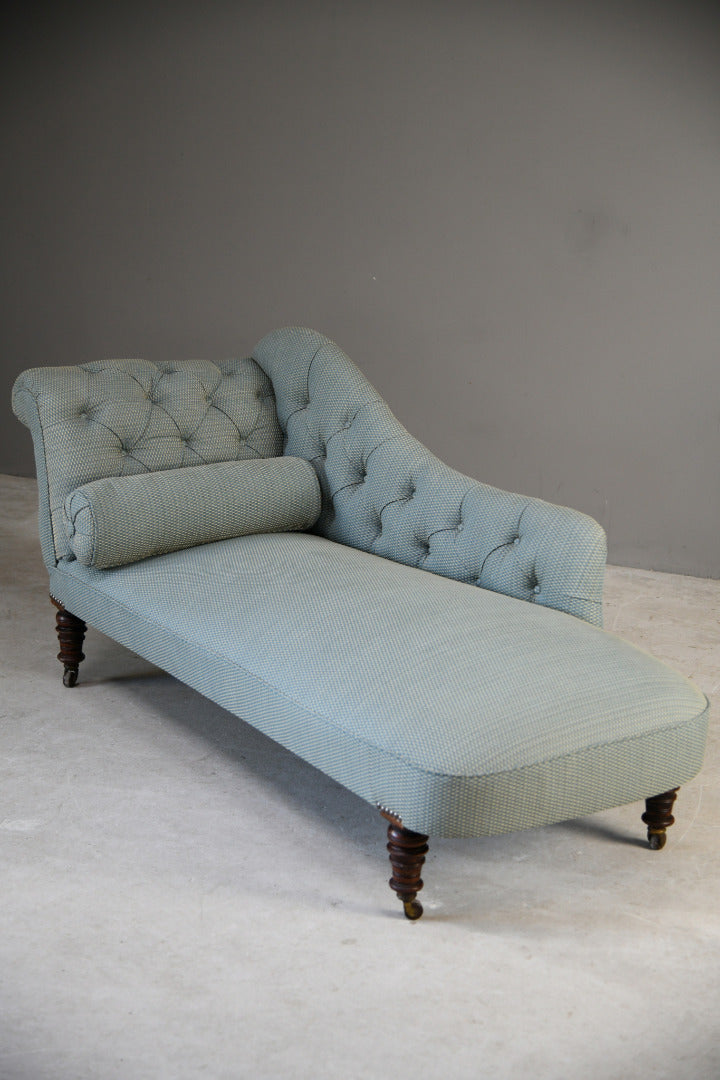 Antique Upholstered Chaise Longue