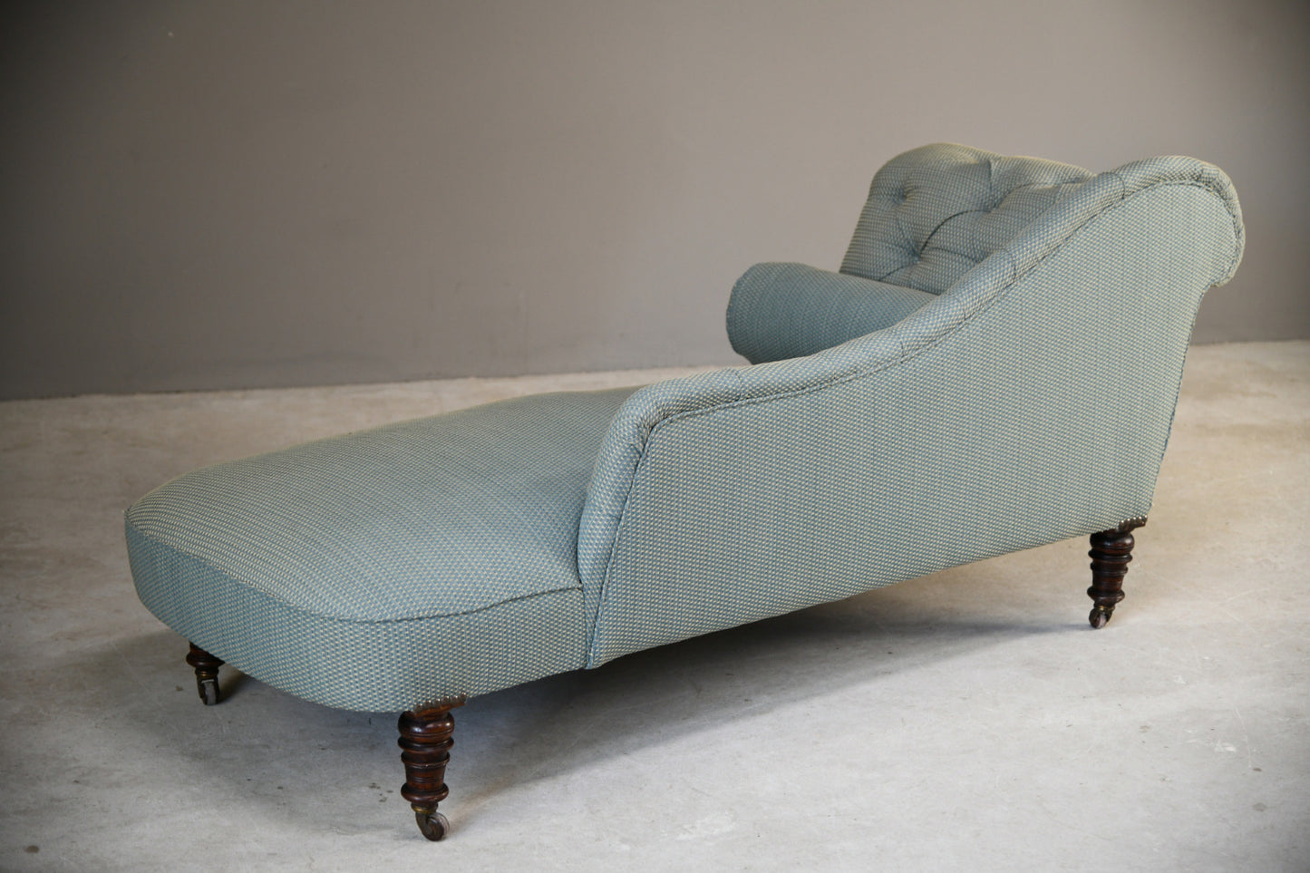 Antique Upholstered Chaise Longue