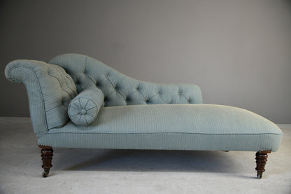 Antique Upholstered Chaise Longue