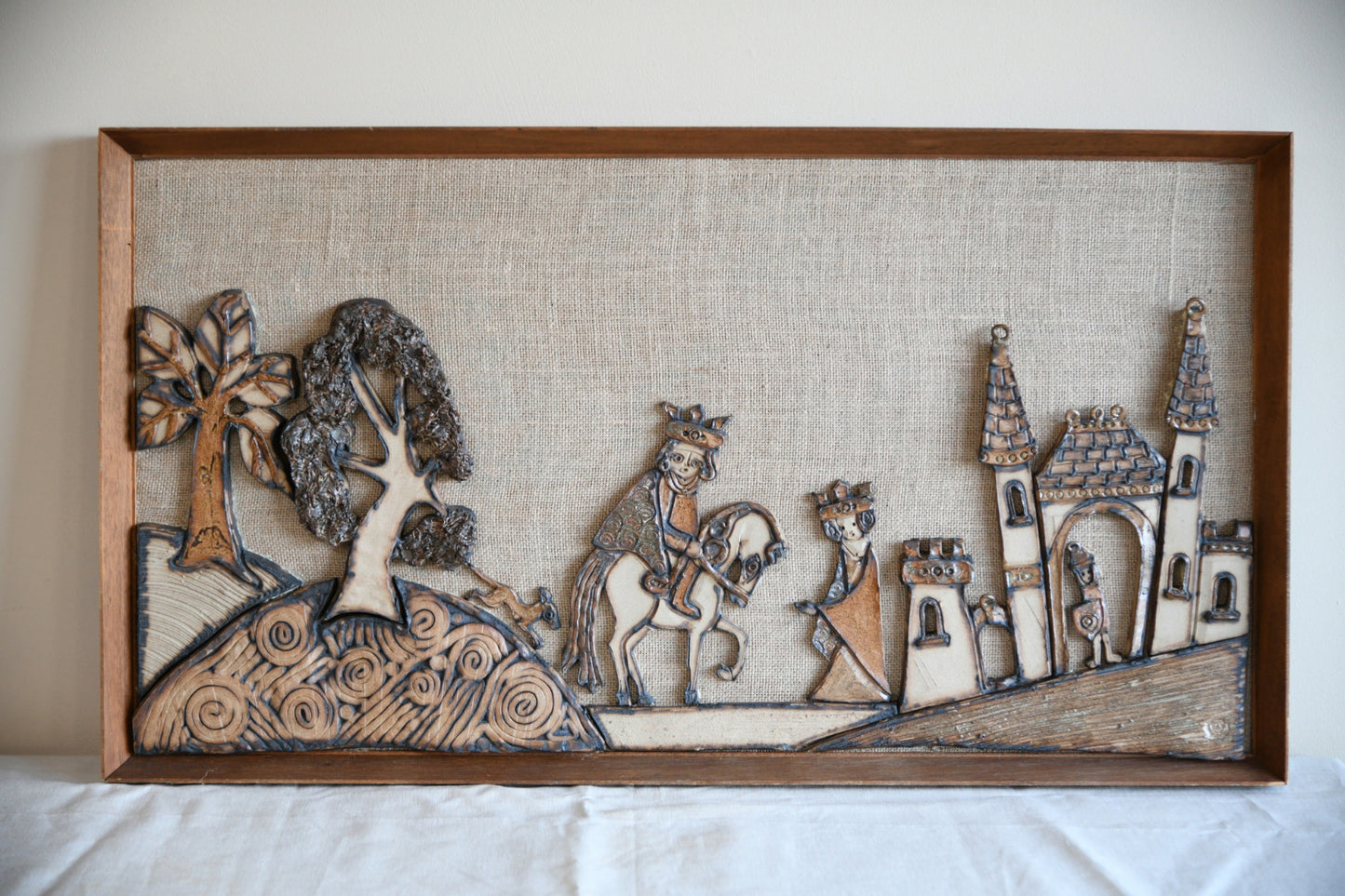 Studio Stoneware Plaque.