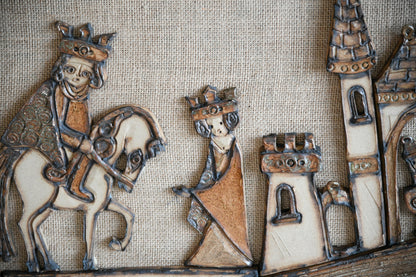 Studio Stoneware Plaque.