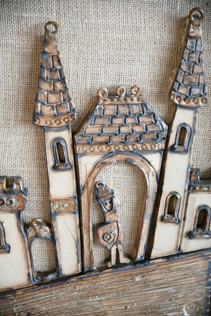 Studio Stoneware Plaque.