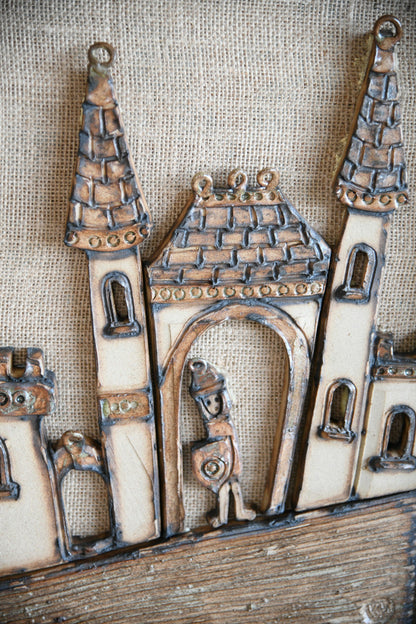 Studio Stoneware Plaque.