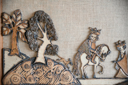 Studio Stoneware Plaque.