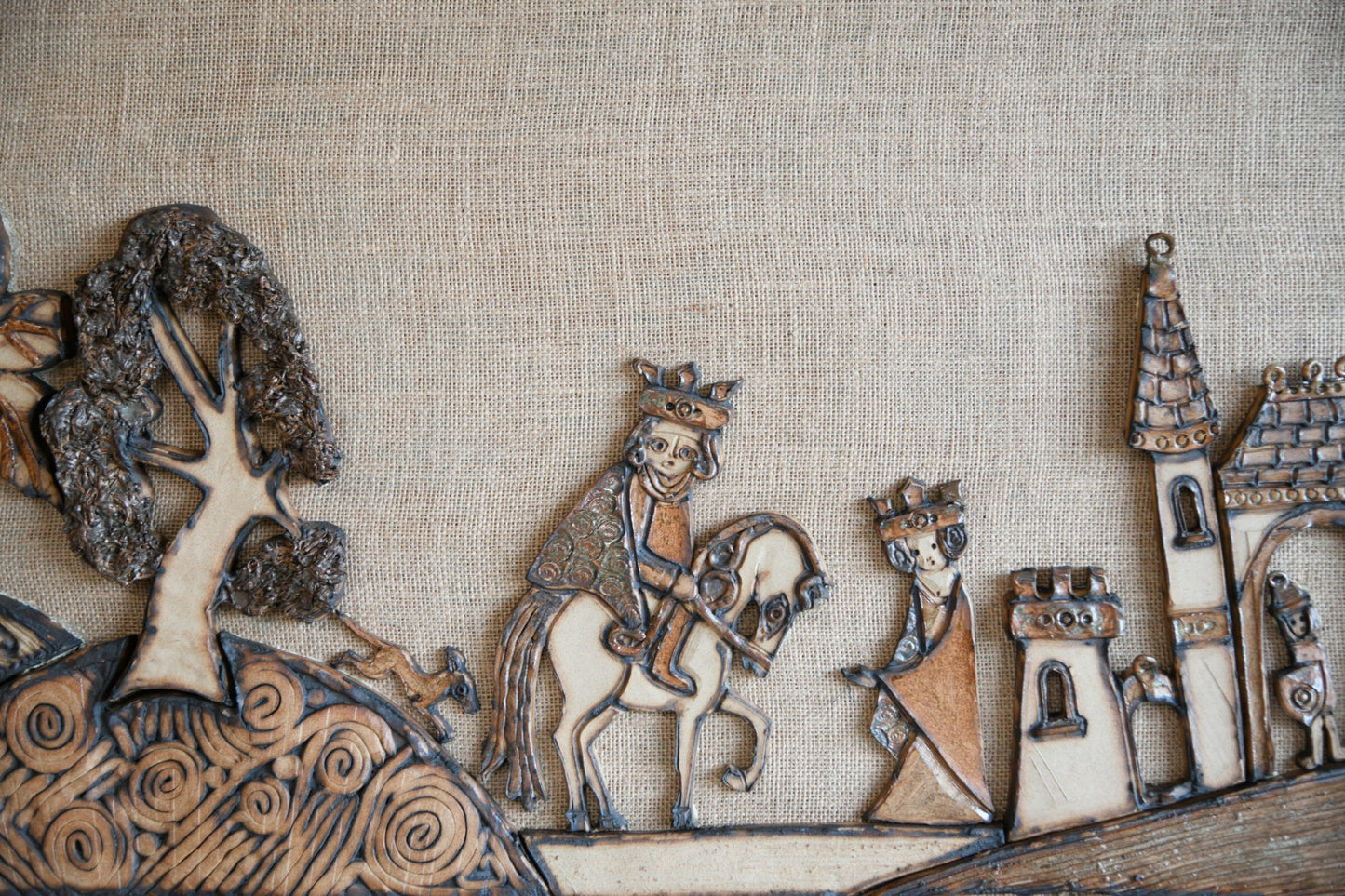 Studio Stoneware Plaque.