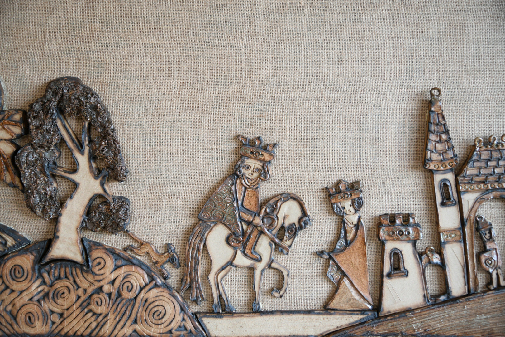 Studio Stoneware Plaque.