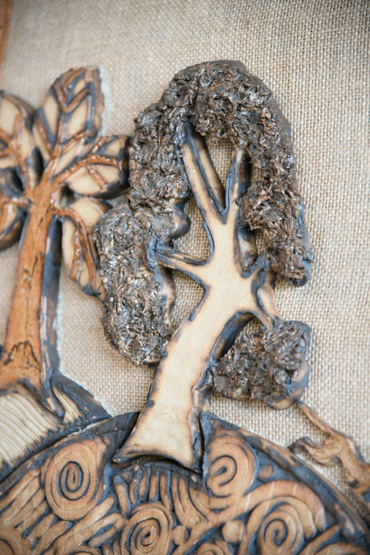 Studio Stoneware Plaque.