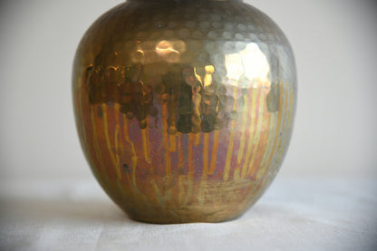 Hammered Brass Table Lamp