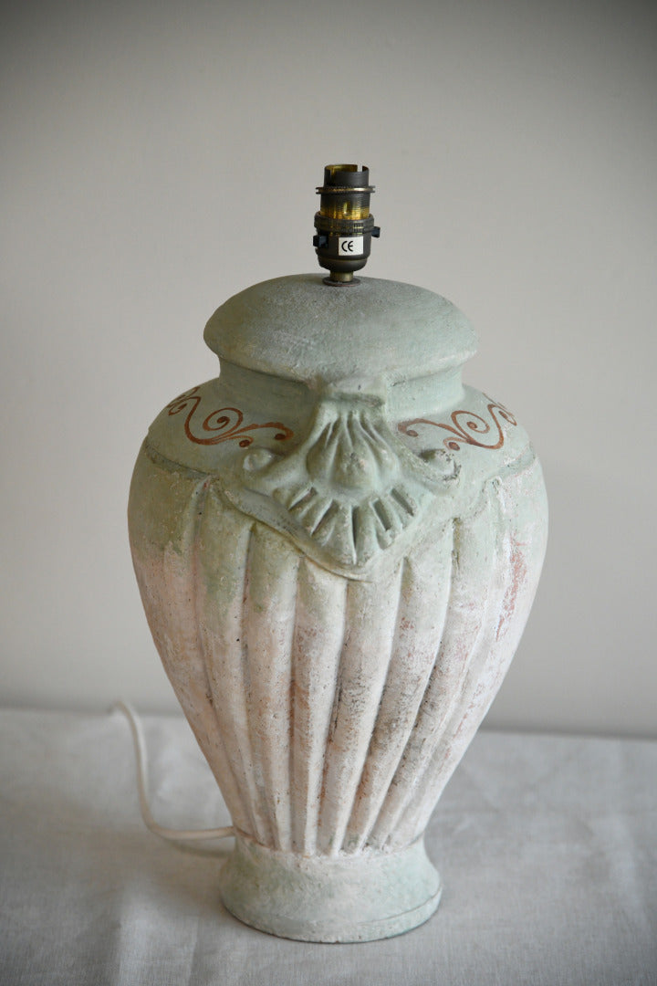 Large Plaster Table Lamp