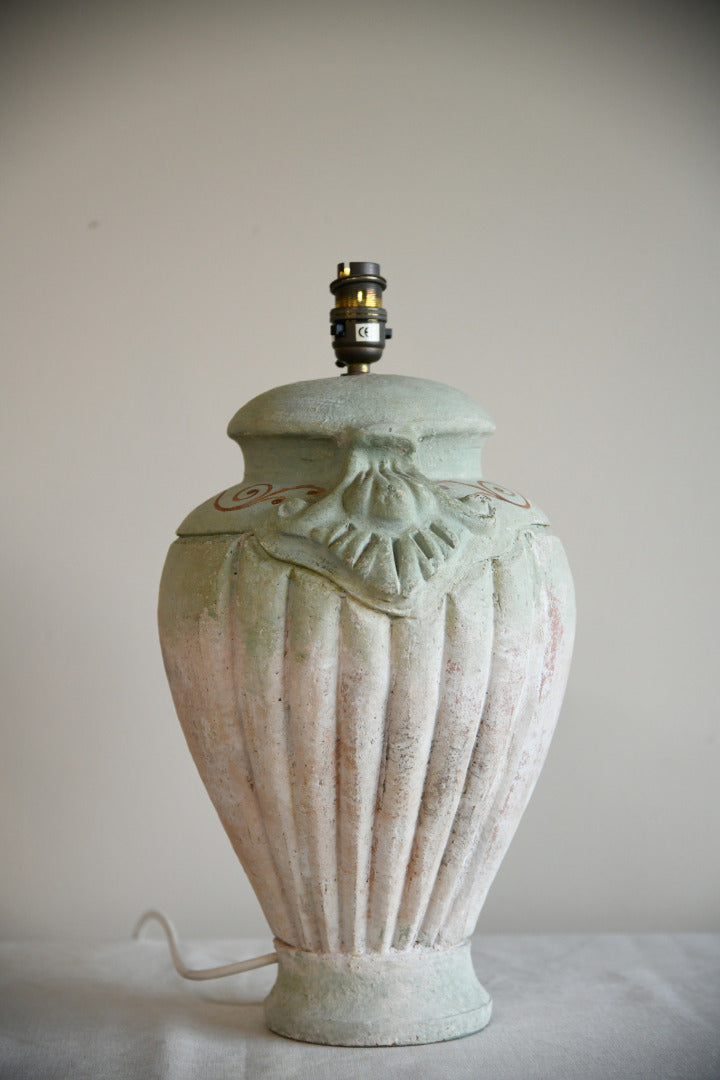 Large Plaster Table Lamp