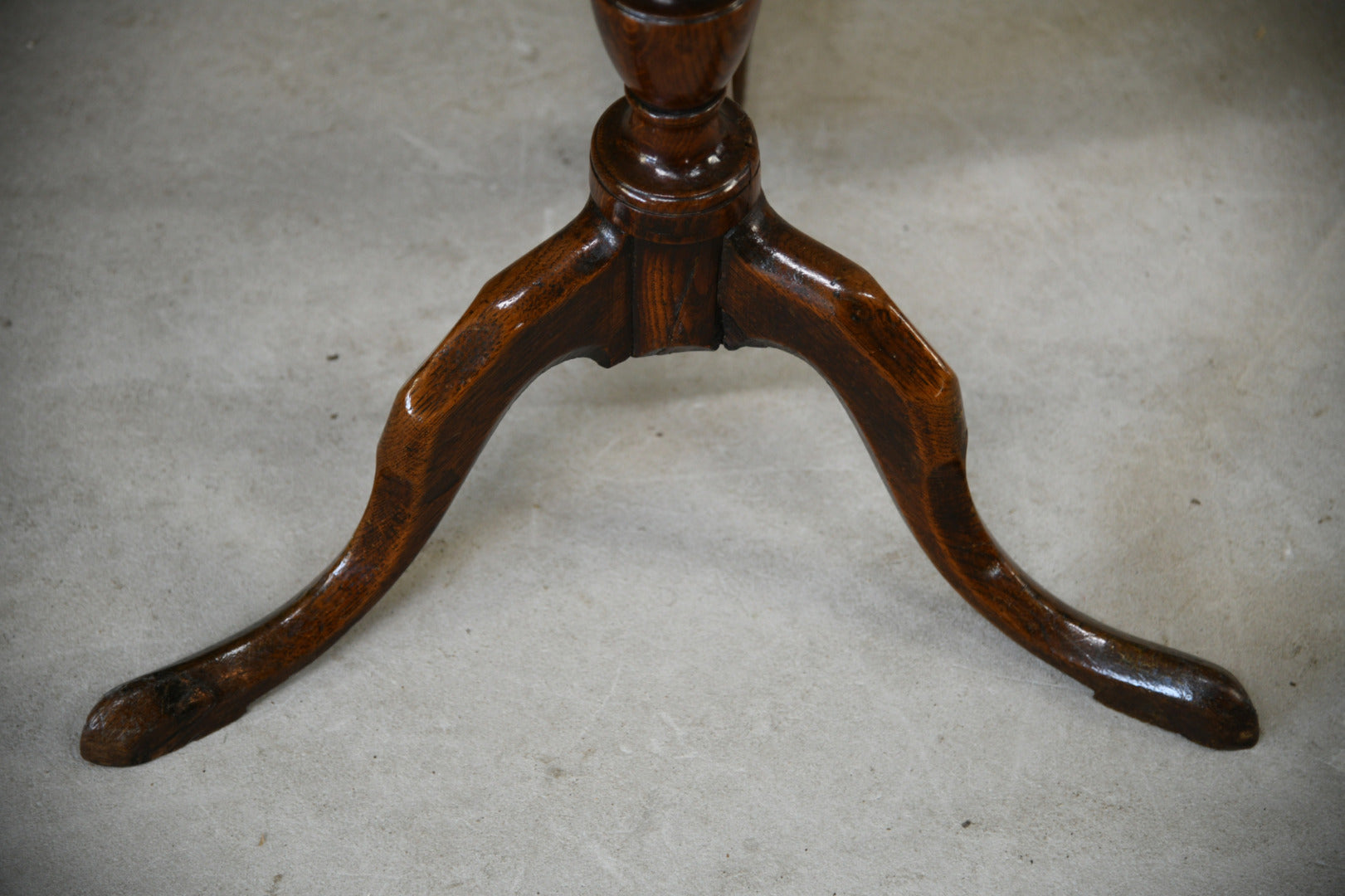 Oak Tripod Occasional Table