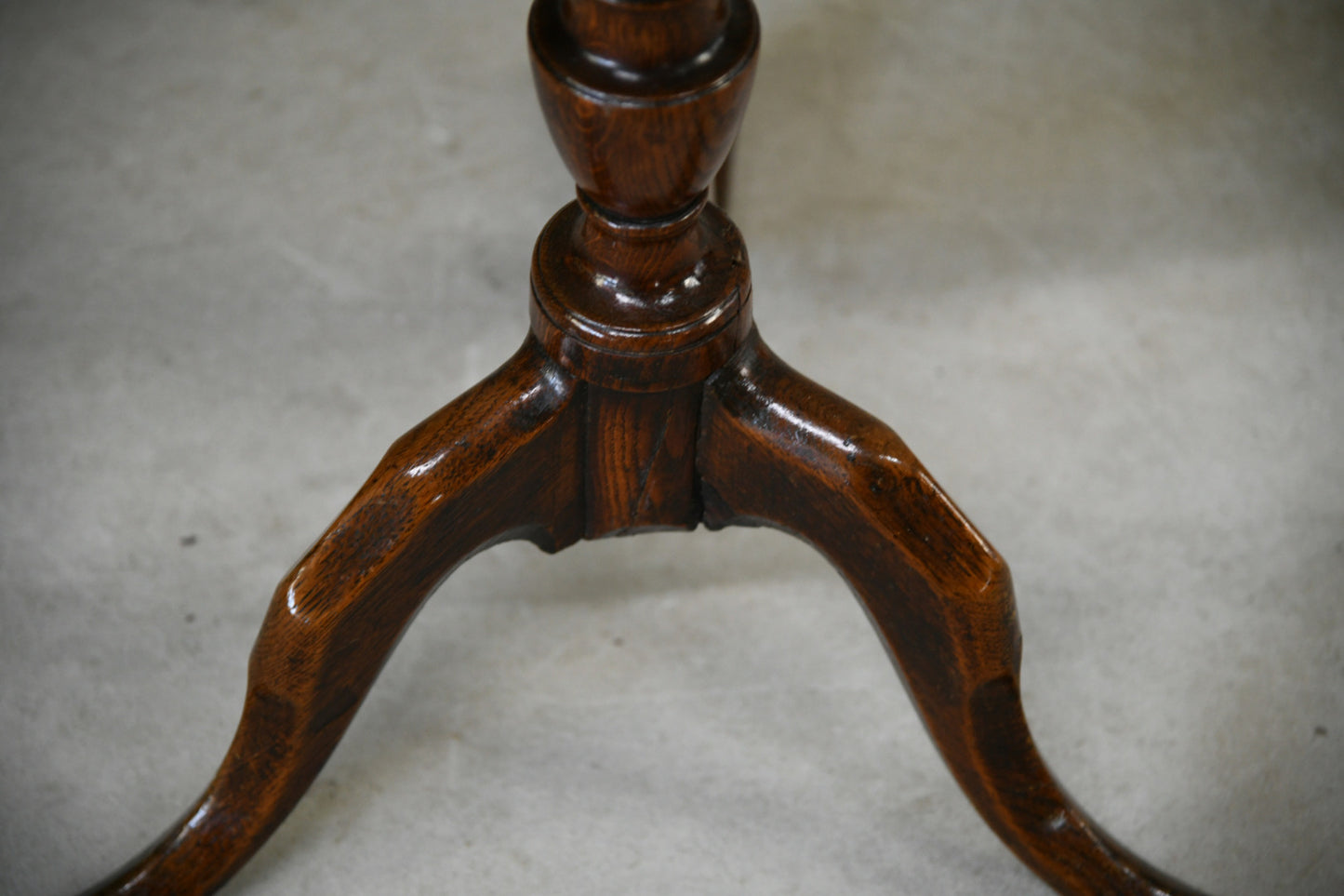 Oak Tripod Occasional Table