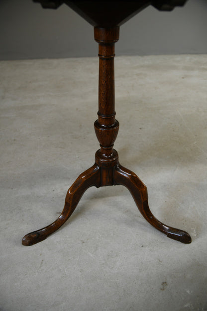 Oak Tripod Occasional Table