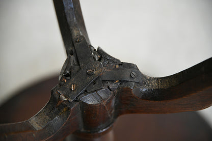 Oak Tripod Occasional Table